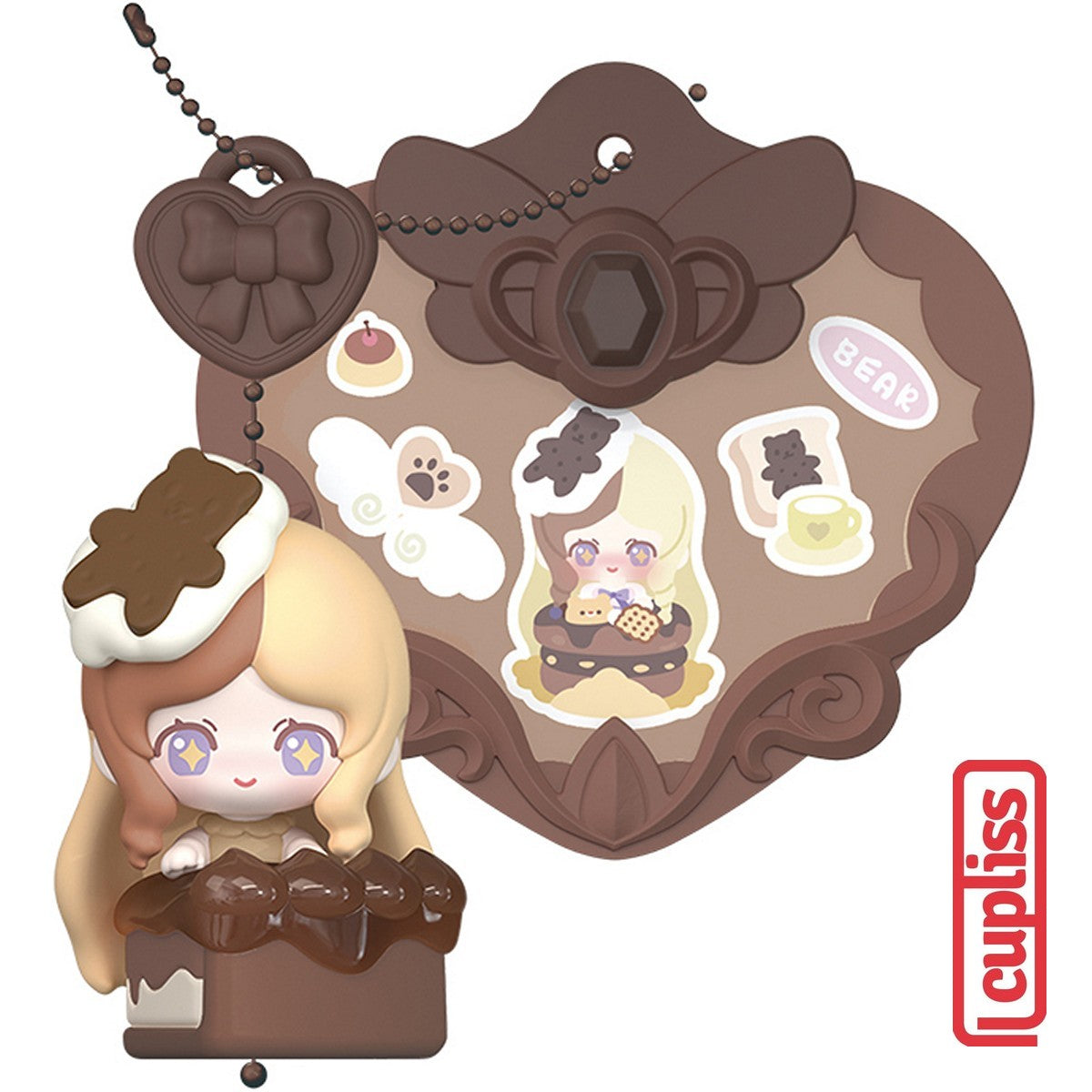 BLOKEES 73518 Figure Mini Yeloli Mate Version Tea Time Delights Princess Keychain