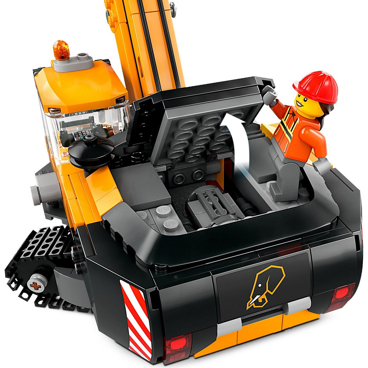 BAD BOX LEGO City 60420 Yellow Construction Excavator