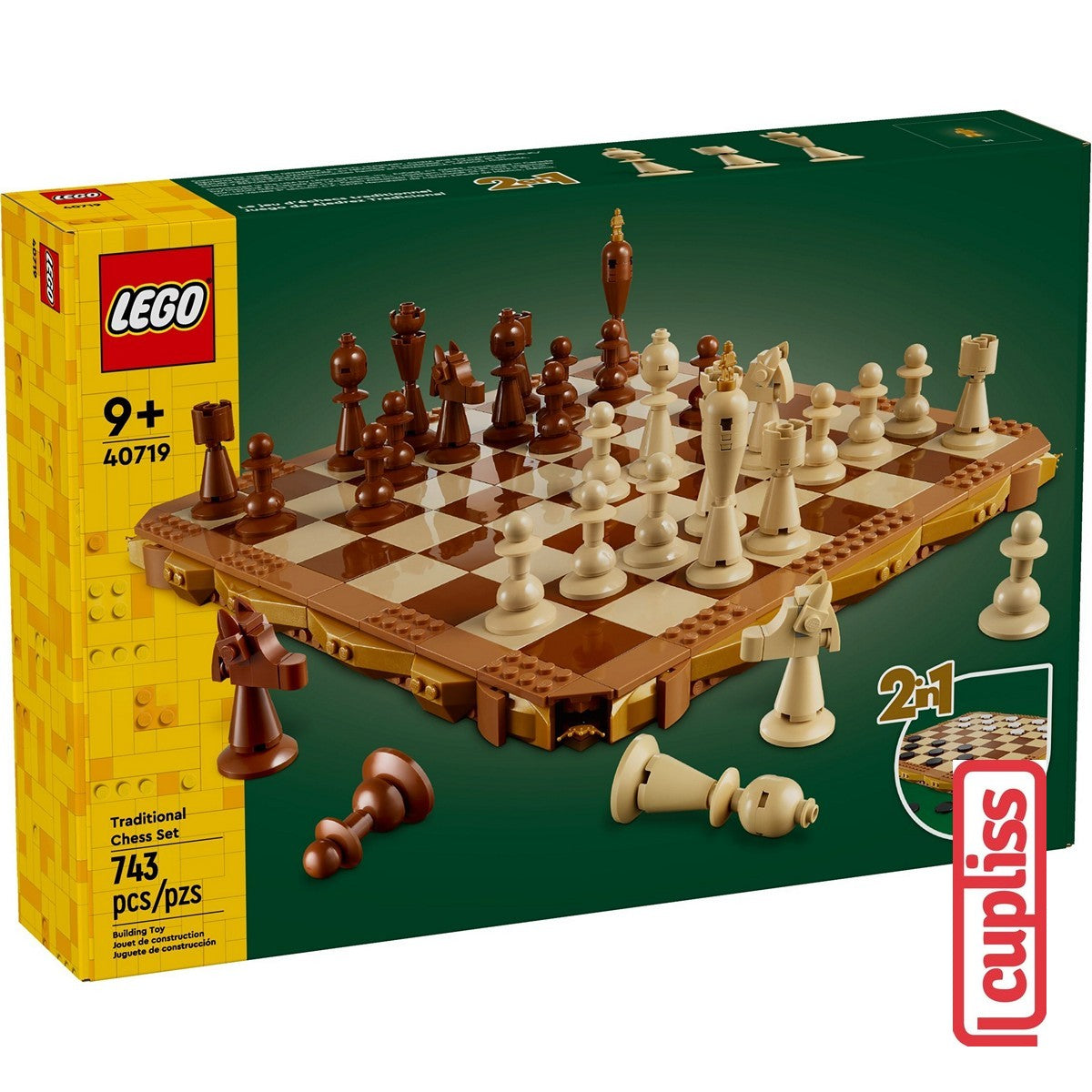 BAD BOX LEGO Games 40719 Traditional Chess Set Leonard Bahro