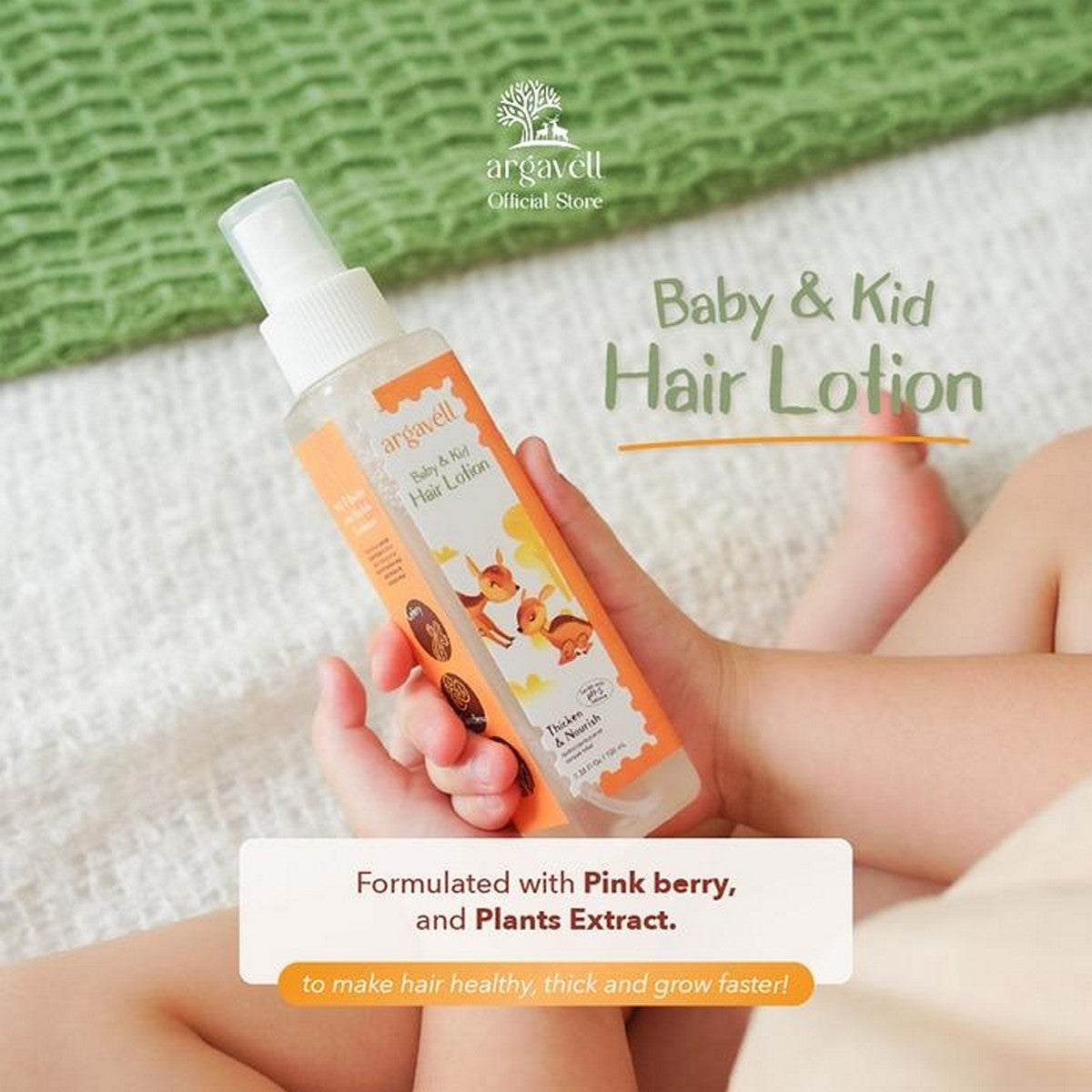 Argavell Kids Hair Lotion Rambut Anak Bayi 100ml