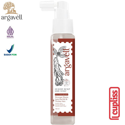 Argavell Healthy Scalp Hair Tonic Minyak Rambut Hairtonic 100ml