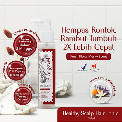 Argavell Healthy Scalp Hair Tonic Minyak Rambut Hairtonic 100ml