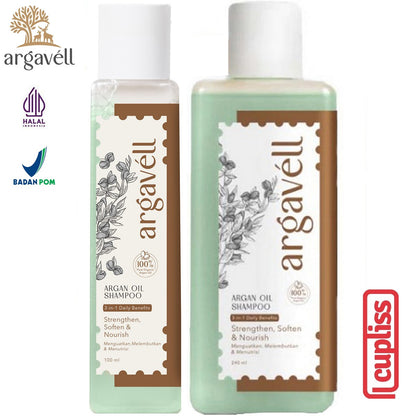 Argavell Dewasa Argan Oil Shampoo Minyak Shampo Aloe Vera Olive Oil