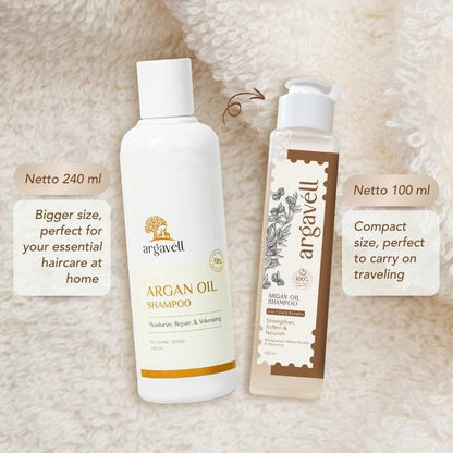 Argavell Dewasa Argan Oil Shampoo Minyak Shampo Aloe Vera Olive Oil