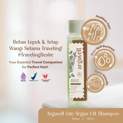Argavell Dewasa Argan Oil Shampoo Minyak Shampo Aloe Vera Olive Oil