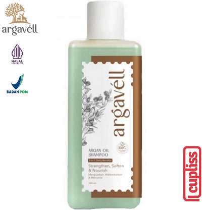 Argavell Dewasa Argan Oil Shampoo Minyak Shampo Aloe Vera Olive Oil