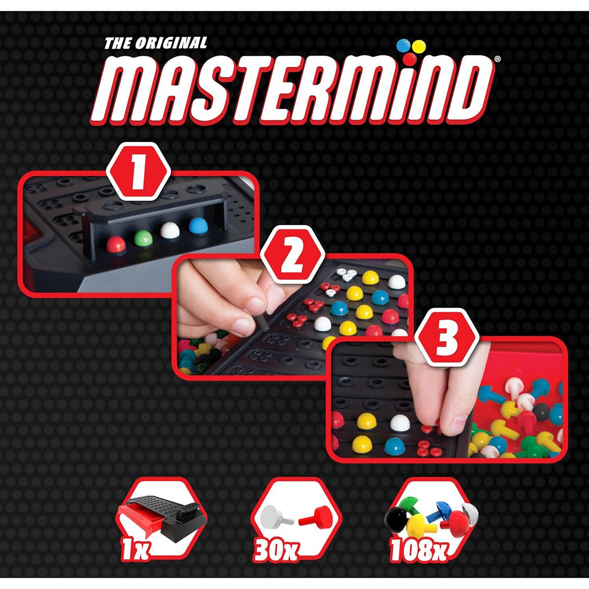 Mastermind Classic Strategy Board Game Goliath Original Hobi Indonesia