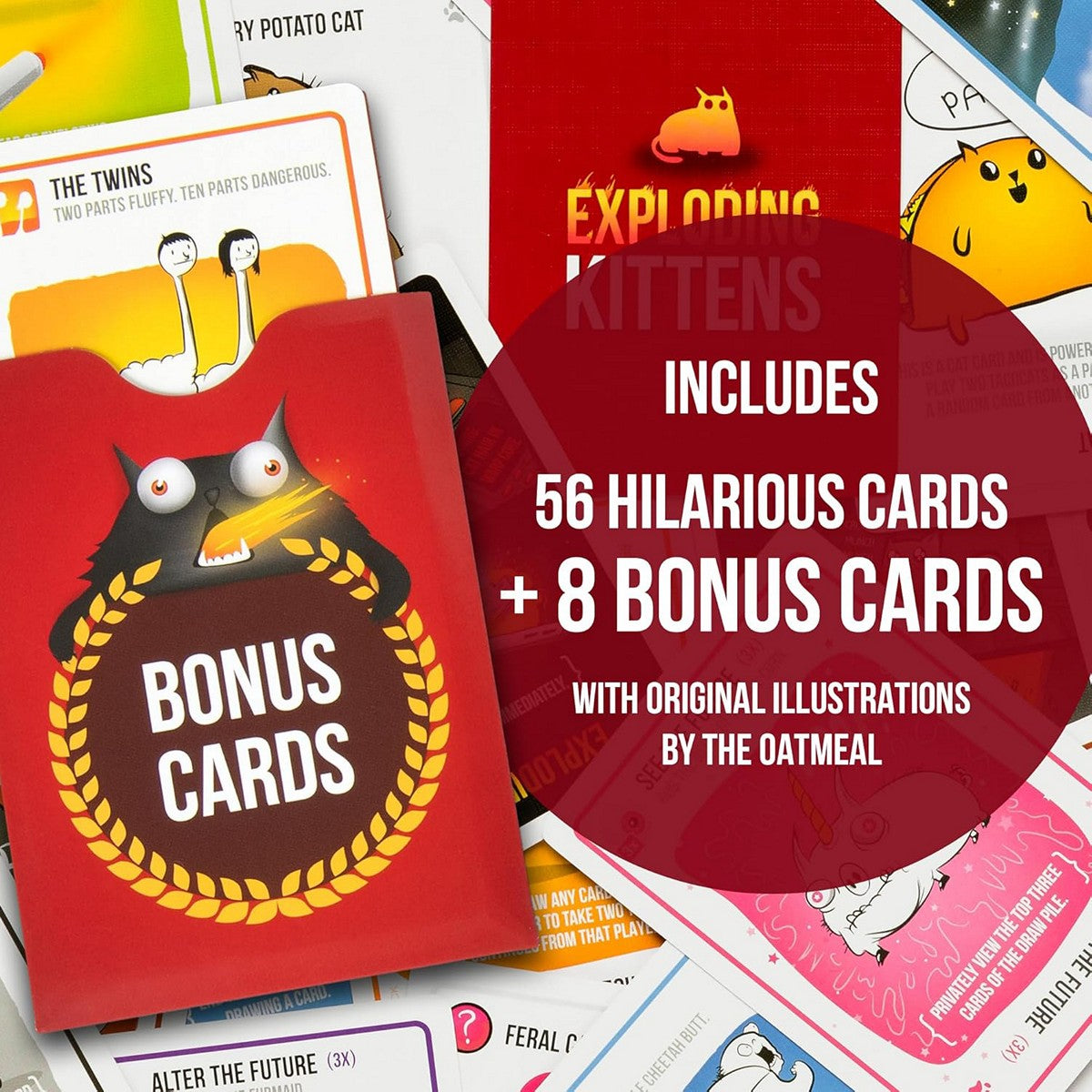 Exploding Kitten 10th Anniversary Years of Chaos Party Game Board Game Original Hobi Indonesia