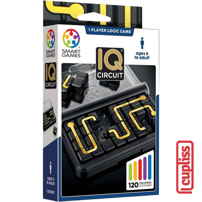 SmartGames 467 IQ Circuit Pocket Board Game Mainan Edukasi Anak Dewasa Travel Size Smart Games