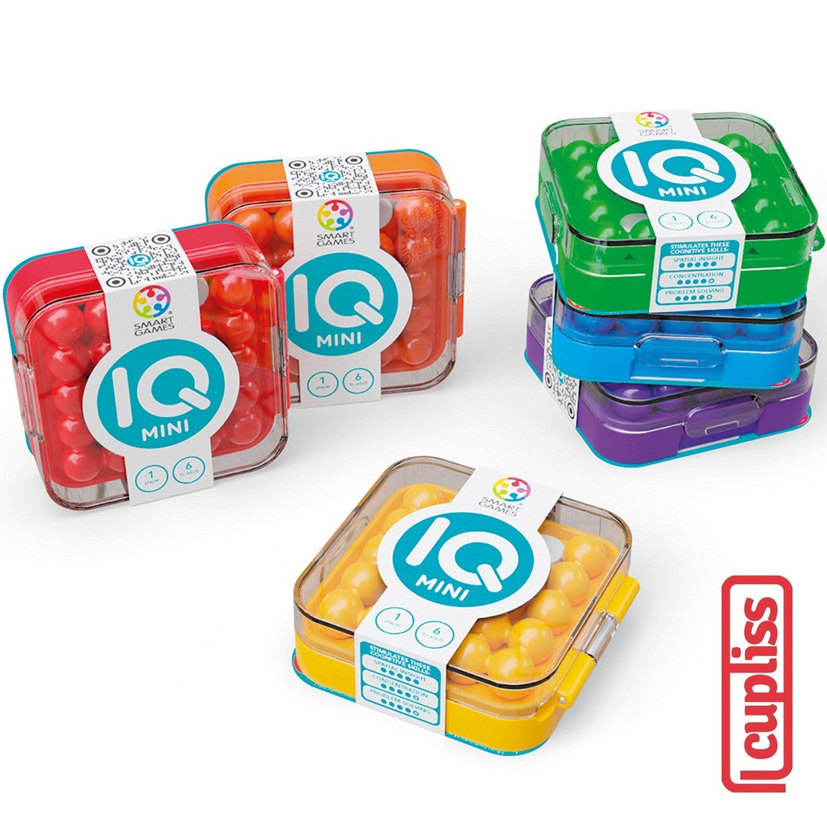 SmartGames 401 IQ Mini Puzzle Pocket Board Game Mainan Edukasi Anak Dewasa Travel Size Smart Games