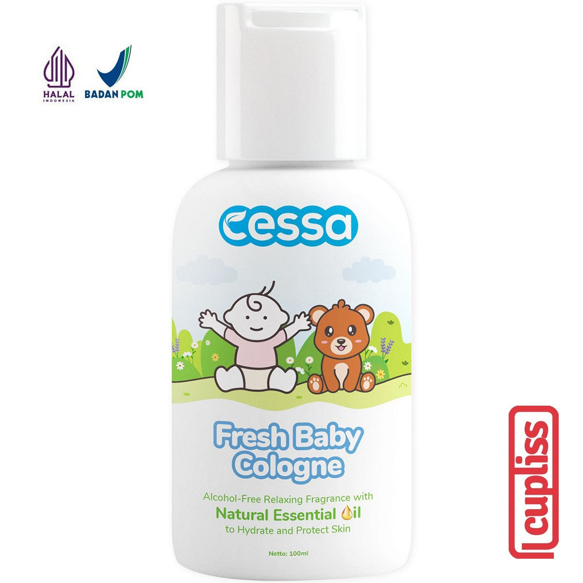 Cessa Baby Fresh Cologne and Nourishing Skin 100ml Parfum Minyak Wangi Bayi