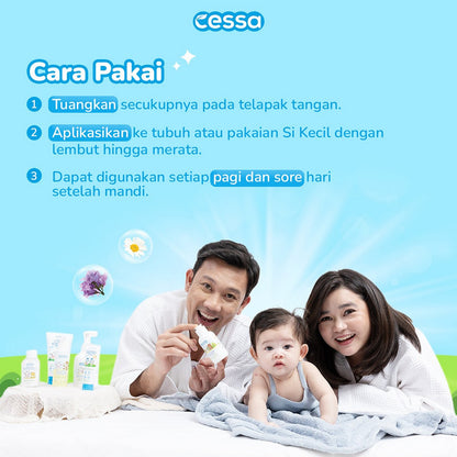 Cessa Baby Fresh Cologne and Nourishing Skin 100ml Parfum Minyak Wangi Bayi