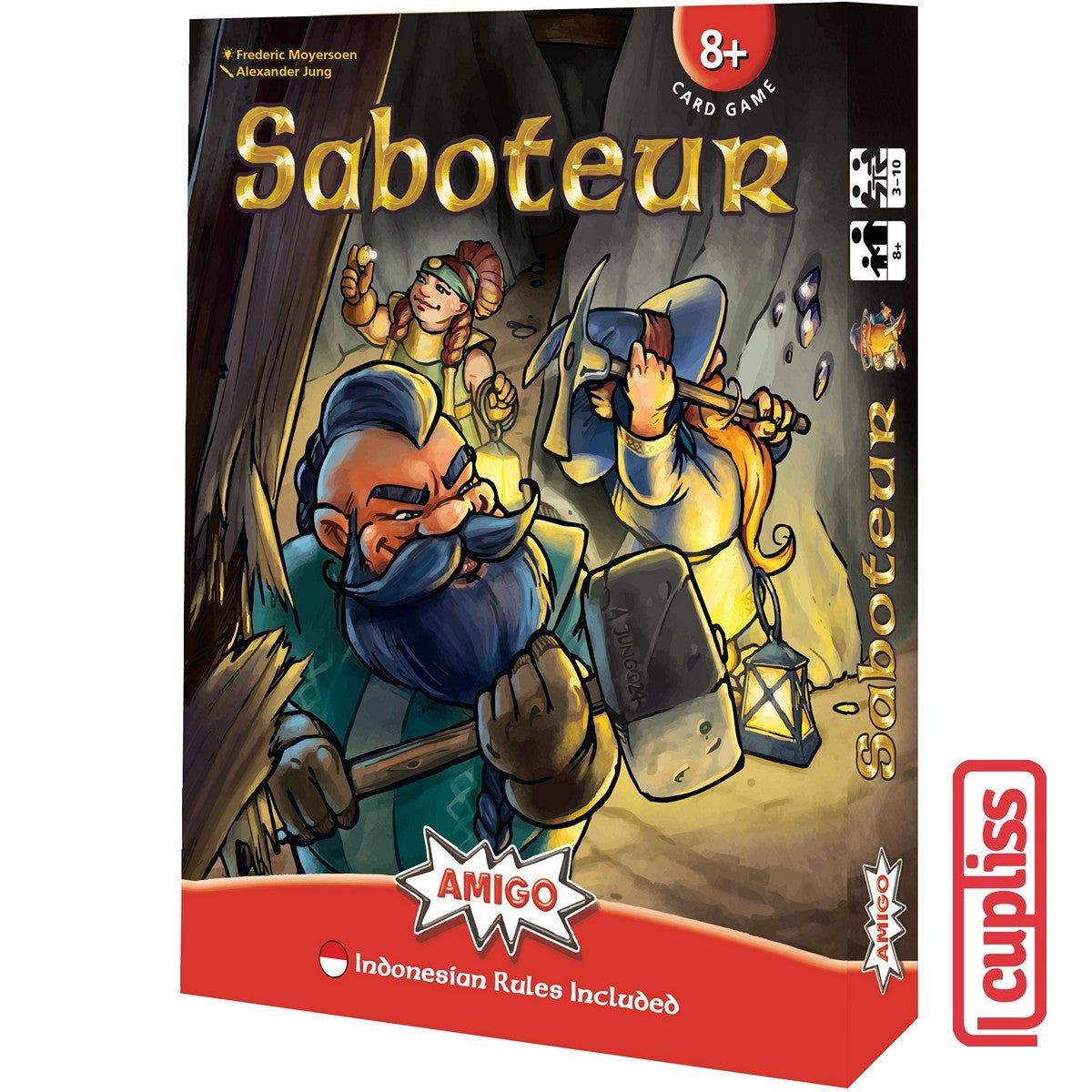 Saboteur 2nd Edition Board Game Amigo Original Card Kartu Mainan Keluarga