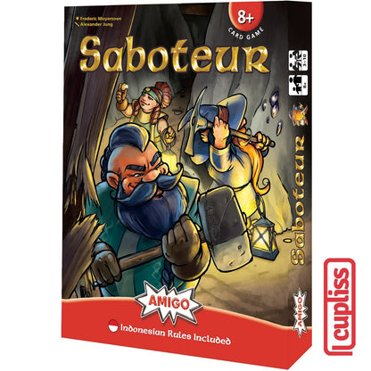 Saboteur 2nd Edition Board Game Amigo Original Card Kartu Mainan Keluarga
