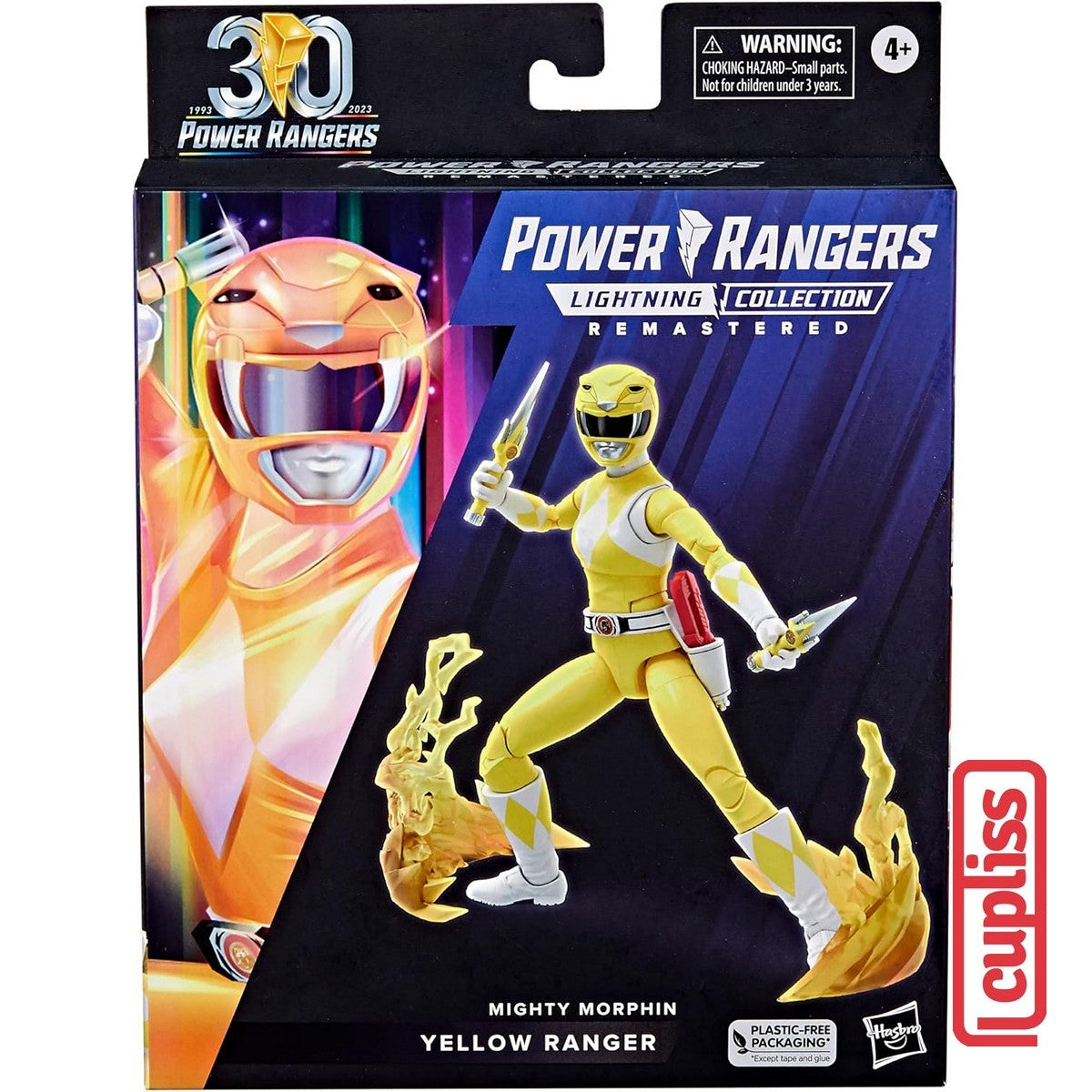 Hasbro Power Rangers F7385 Remastered Mighty Morphin Yellow Ranger Lightning Collection