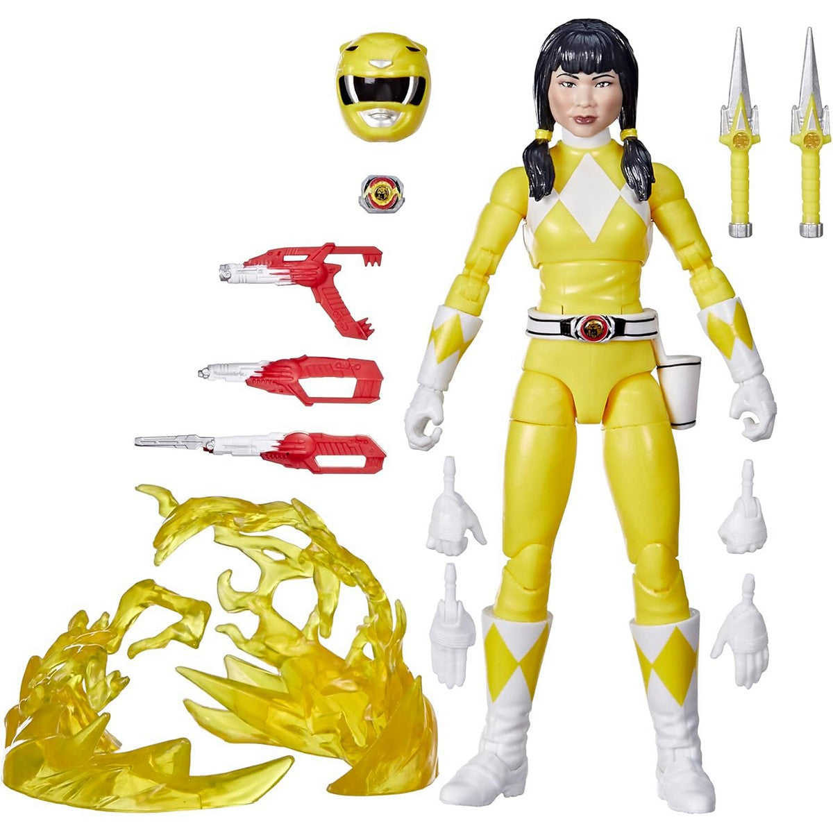 Hasbro Power Rangers F7385 Remastered Mighty Morphin Yellow Ranger Lightning Collection