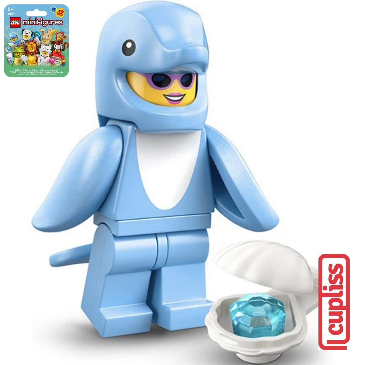 sealed - Dolphin Costume LEGO 71051 Minifigure Collectible Series 28 no 9