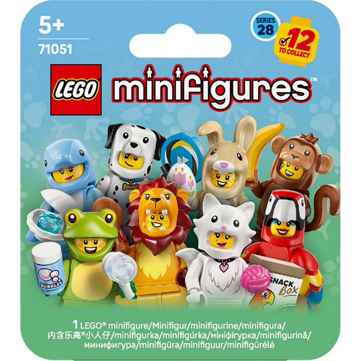 sealed - Costume complete Set of 12 packs LEGO 71051 Minifigure Collectible Series 28