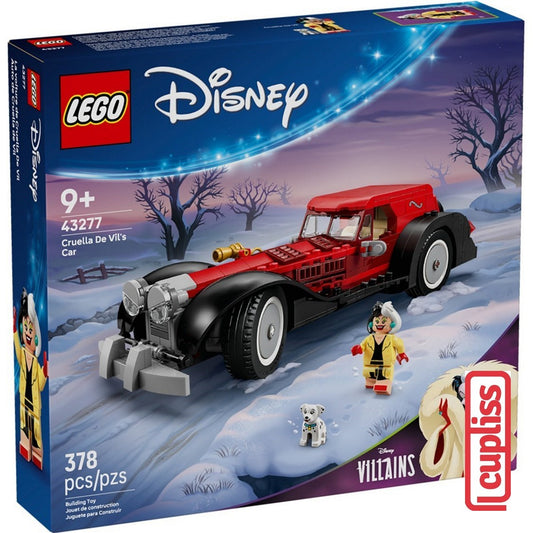 LEGO Disney 43277 Cruella De Vil Car Dalmatian