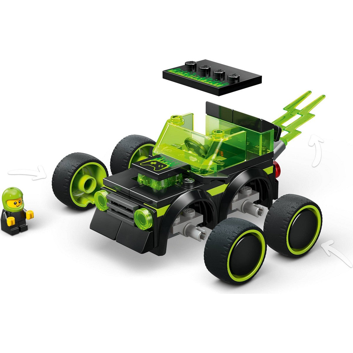 LEGO City 60484 Rides Gaming Race Car