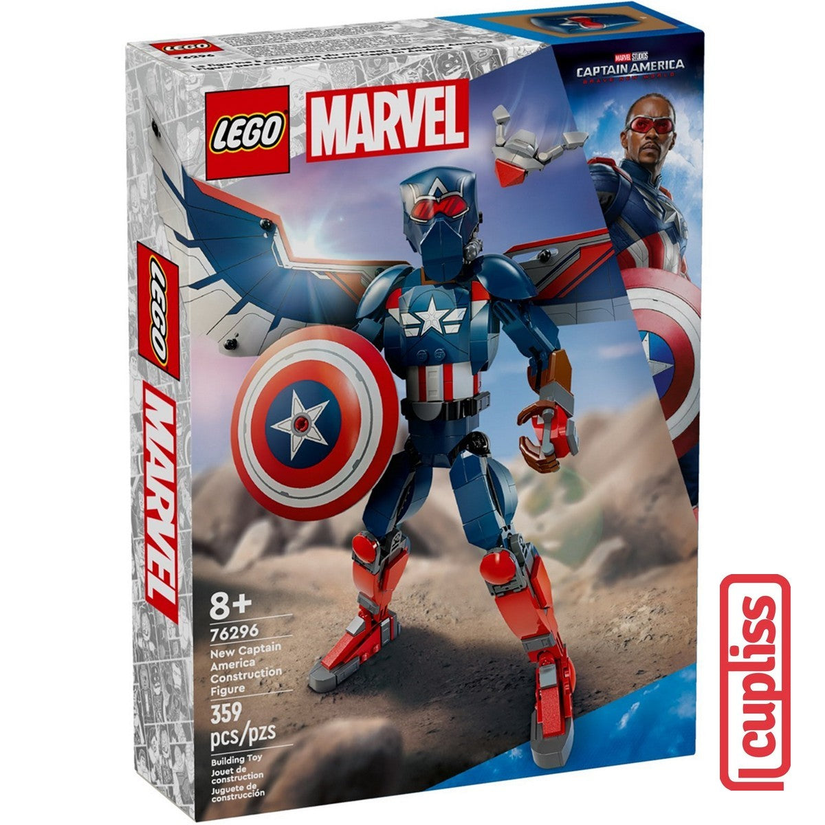 LEGO Superheroes 76296 New Captain America Construction Figure