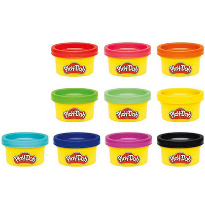 Original Play Doh Party Pack  10 warna cans 22037