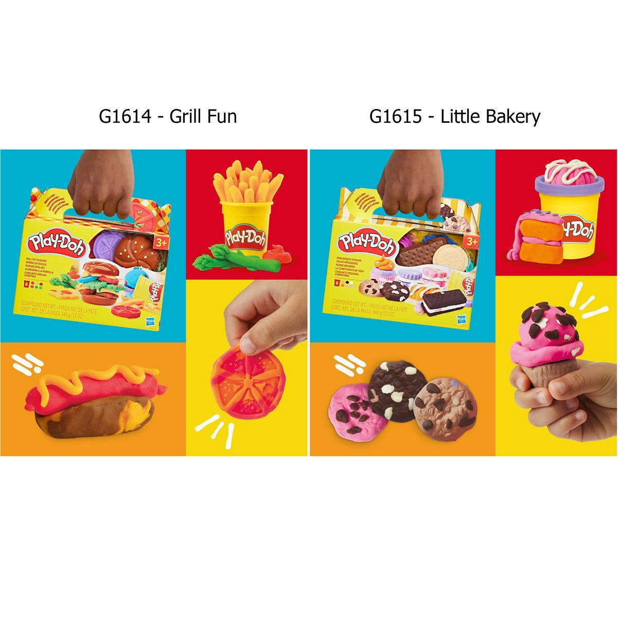 Play Doh Food Shapes Hasbro Playdoh G1609 Mainan Doh