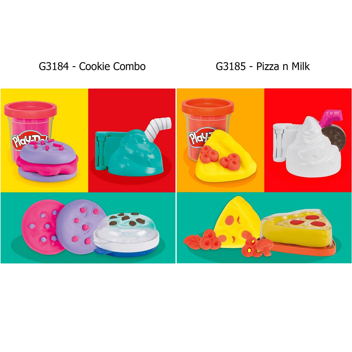Play Doh Treats to Go Hasbro Playdoh G2303 Mainan Doh G3184 G3185