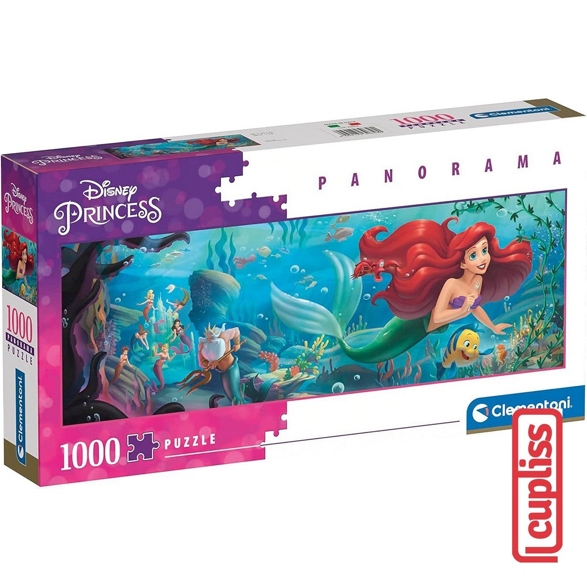 Clementoni 39658 Disney Princess - 1000 pcs Puzzle 2D Panorama