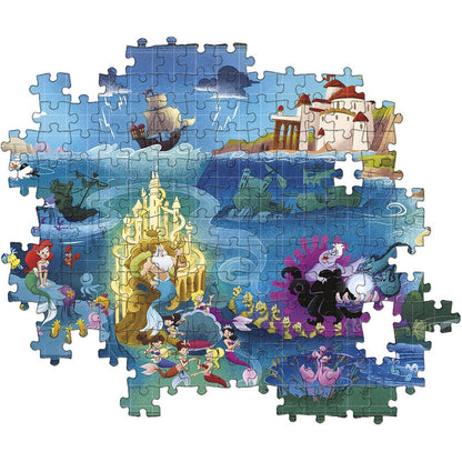 Clementoni 39664 Disney The Little Mermaid Story Maps - 1000 pcs Puzzle 2D Panorama