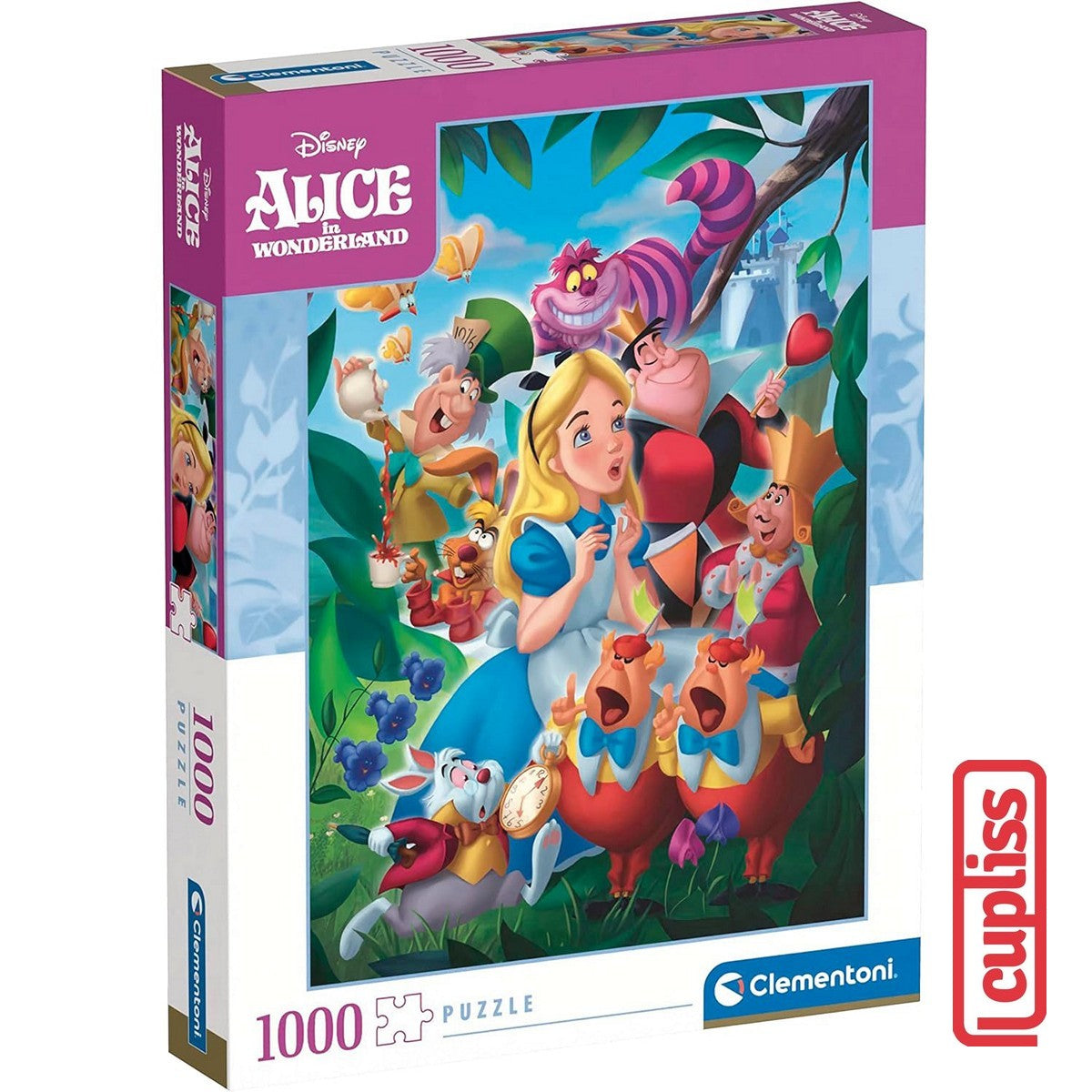 Clementoni 39673 Disney Alice in Wonderland - 1000 pcs Puzzle 2D Panorama