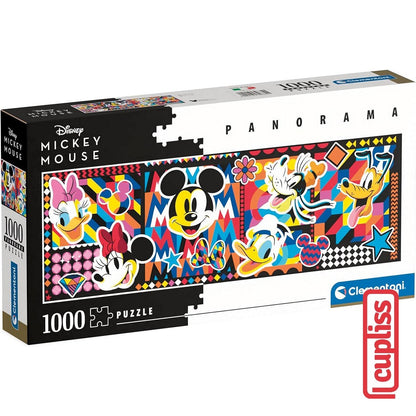 Clementoni 39835 Disney Mickey Mouse Collection - 1000 pcs Puzzle 2D Panorama