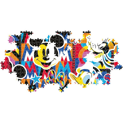 Clementoni 39835 Disney Mickey Mouse Collection - 1000 pcs Puzzle 2D Panorama