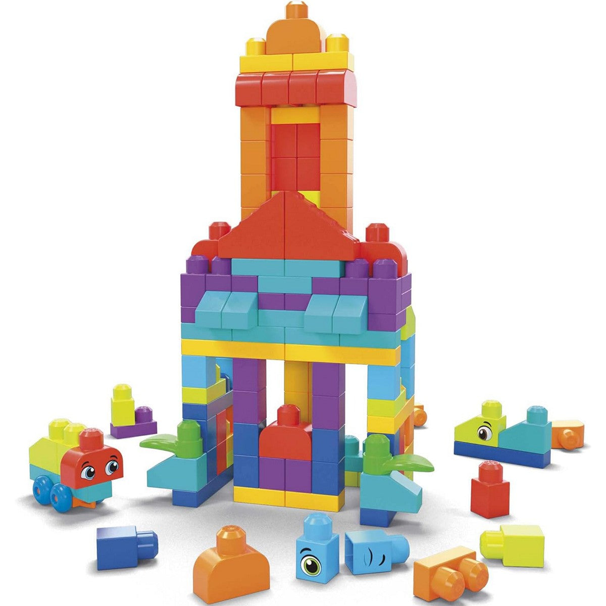 150 pcs Mega Bloks HHM96 Bigger Building Bag 150pcs Fisher Price