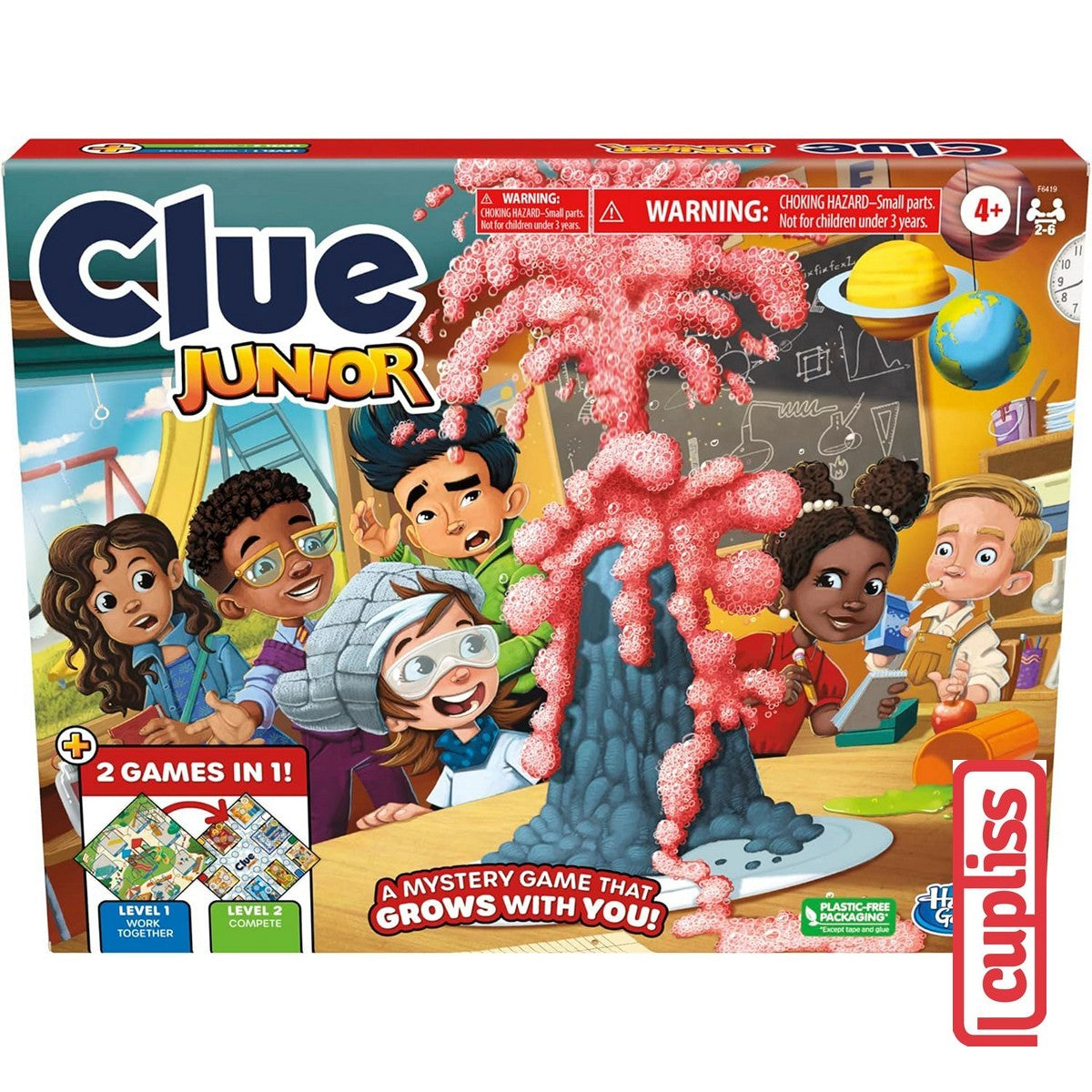 Hasbro Board Game F6419 Cluedo Junior Clue Do Strategy Permainan Papan