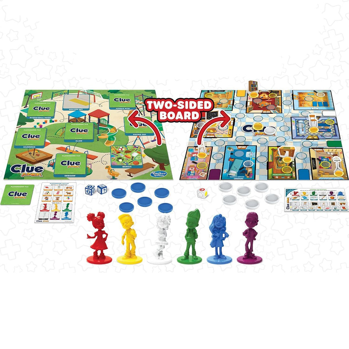 Hasbro Board Game F6419 Cluedo Junior Clue Do Strategy Permainan Papan