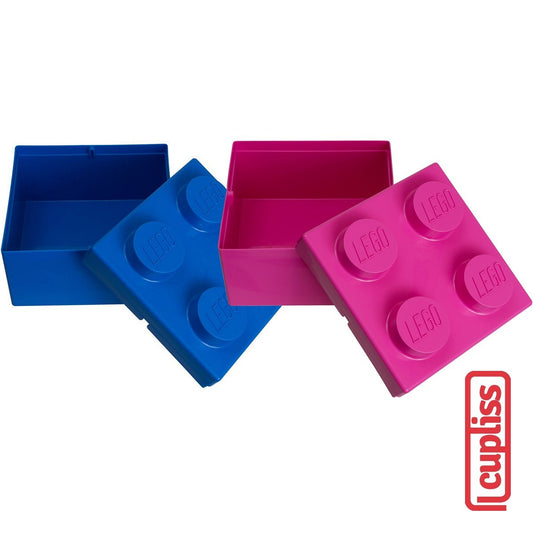 LEGO Promotional Storage Box Brick 2x2 Blue Pink 853235 853239