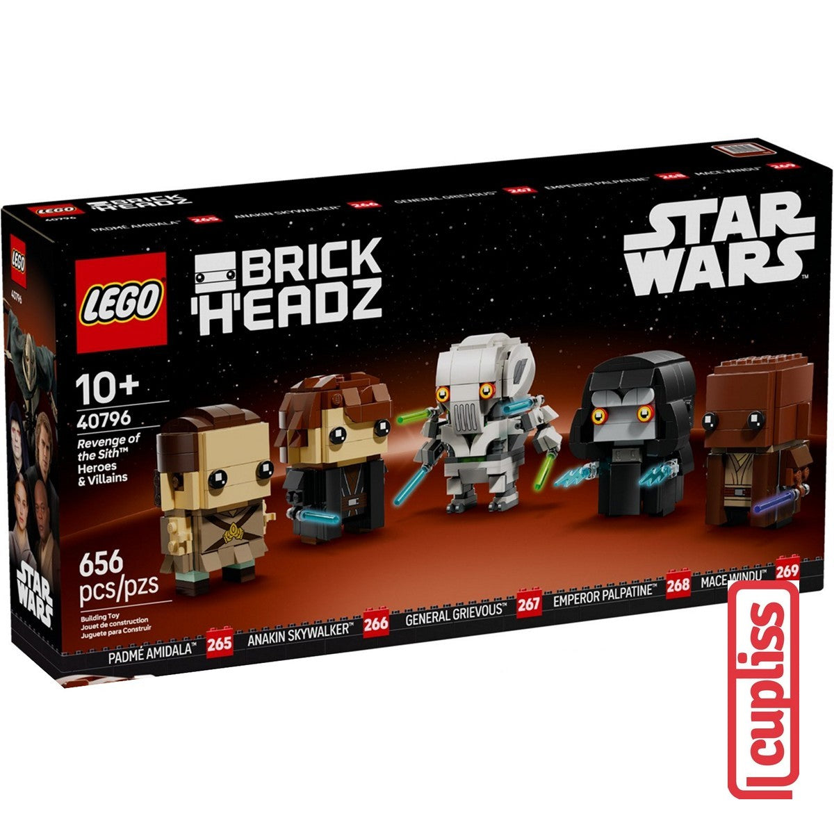 LEGO Brickheadz 40796 Revenge of the Sith Heroes & Villainsq