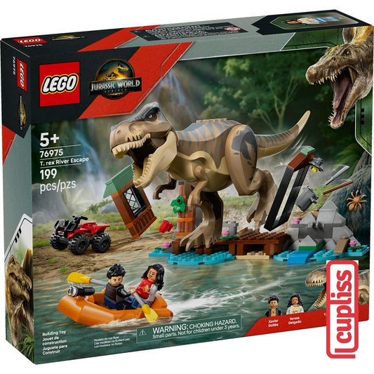 LEGO Jurassic World 76975 T Rex River Escape