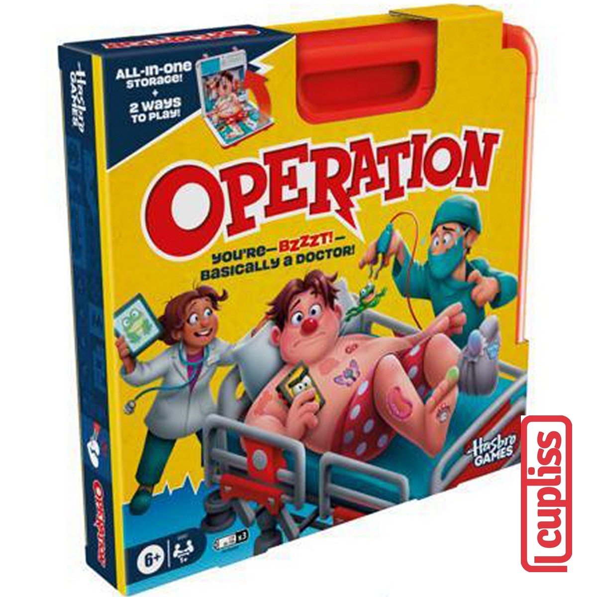 Hasbro Board Game G0951 Classic Operation Become Doctor Mainan Dokter