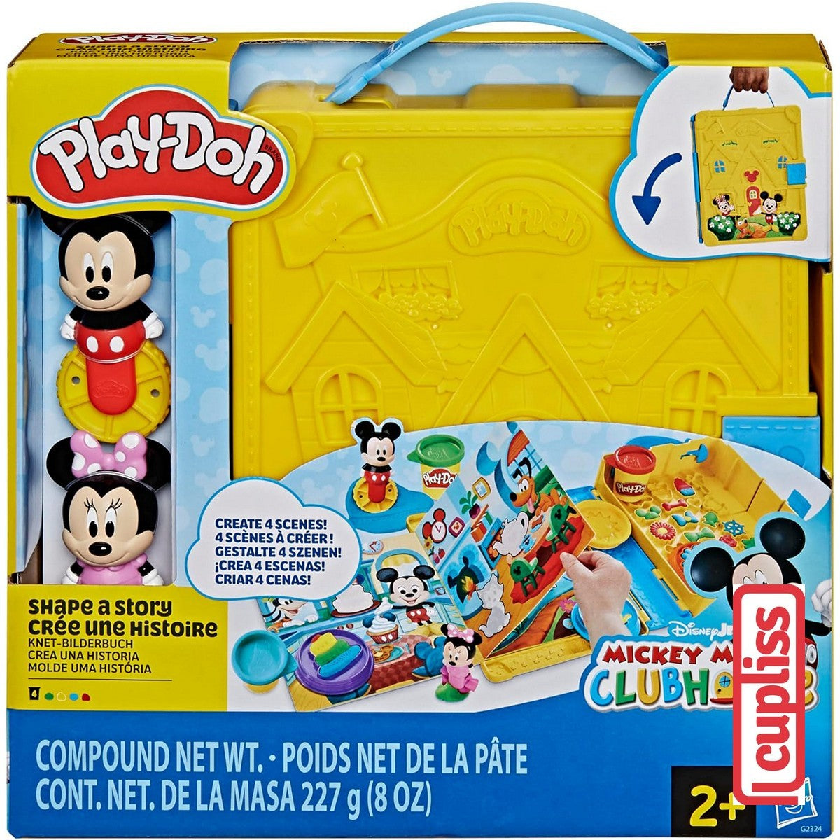 Play Doh Disney JR Shape a Story Mickey Clubhouse Hasbro G2324 Playdoh