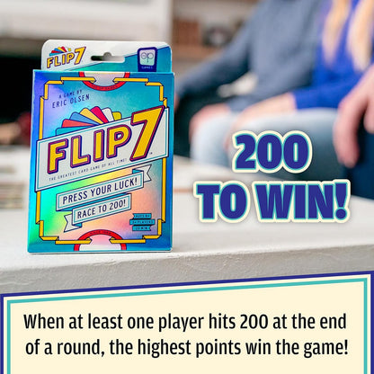 Flip 7 Card Travel Size Board Game The Op Games Original Hobi Indonesia