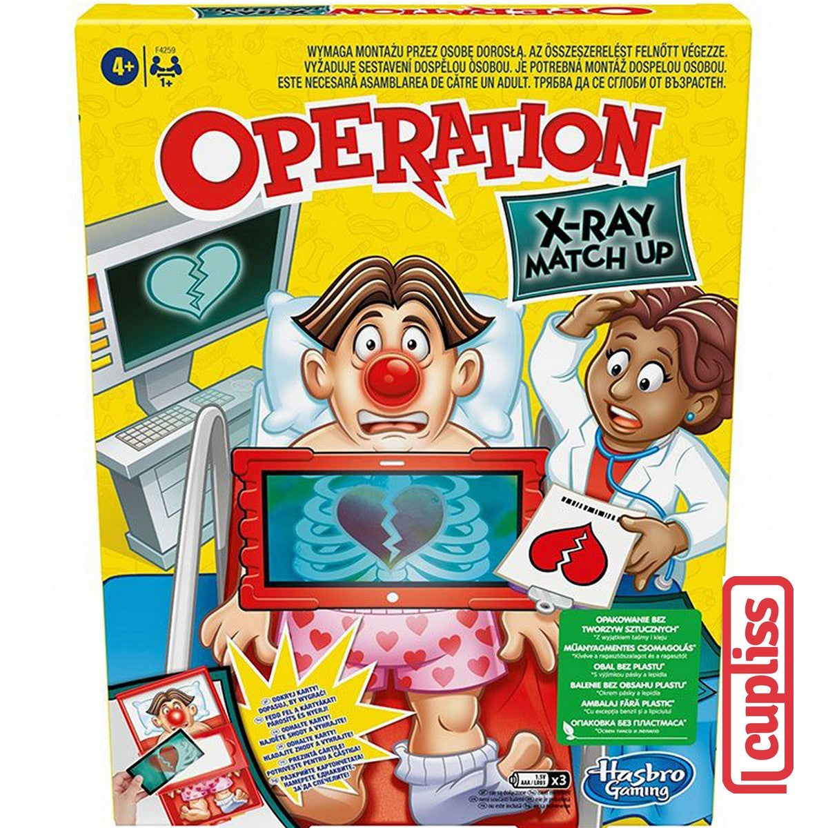 Hasbro Board Game F4259 Classic Operation X Ray