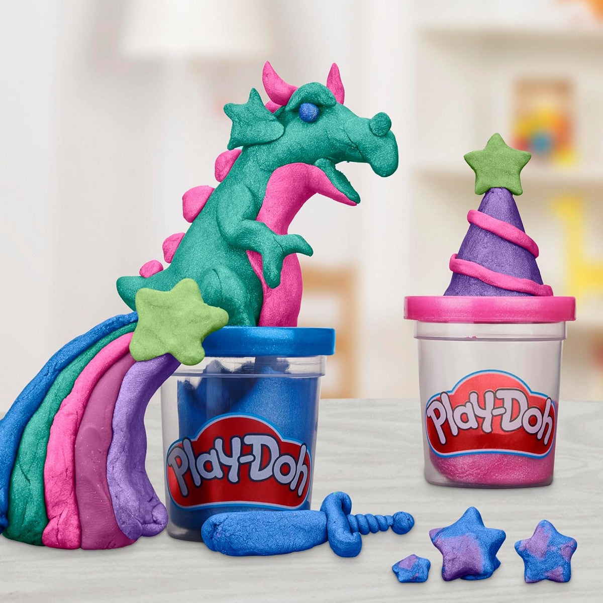 Play Doh Sparkle Collection 6 can Hasbro F9932 Playdoh