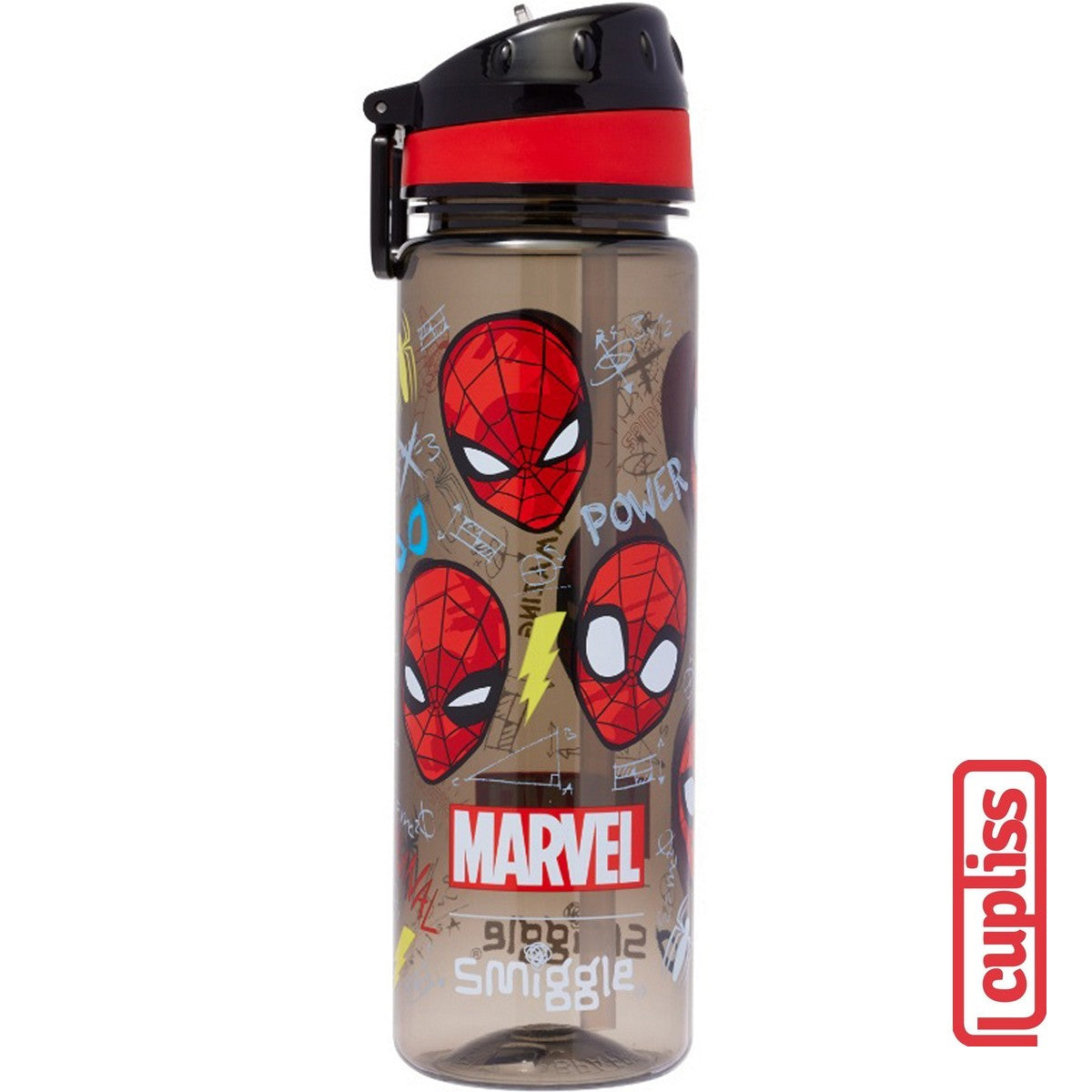 SMIGGLE Drink Bottle 445079 Drink Up Spider-Man Spidey 650ml Botol Minum