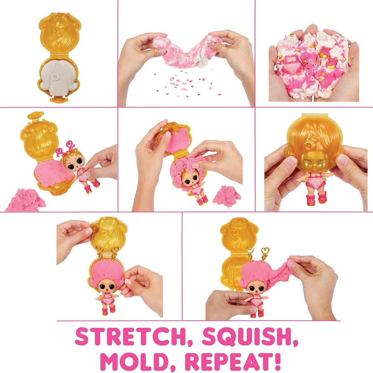 LOL Surprise Squish Sand Magic Hair Tots Surprises 593188 Doll Boneka