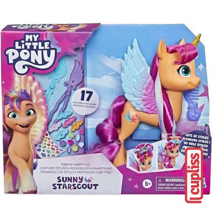 Hasbro My Little Pony F3873 Sunny Starscout Ribbon Hair Style Ponies