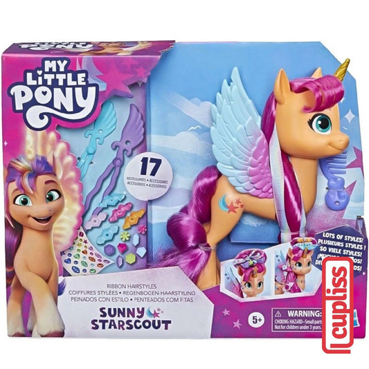 Hasbro My Little Pony F3873 Sunny Starscout Ribbon Hair Style Ponies