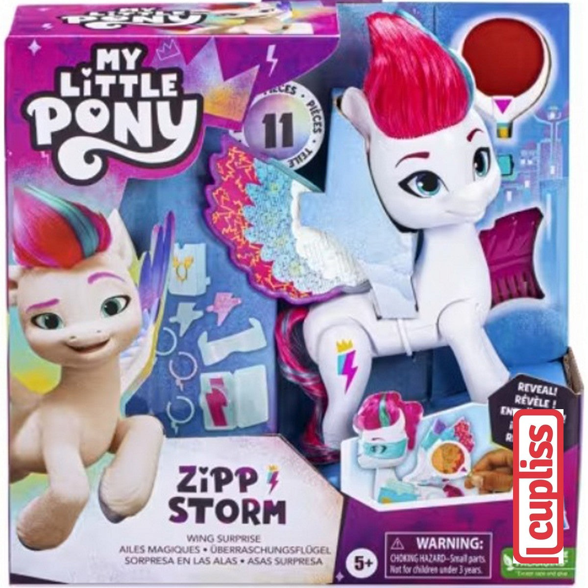 Hasbro My Little Pony F6446 Zipp Storm Wing Ponies F6346