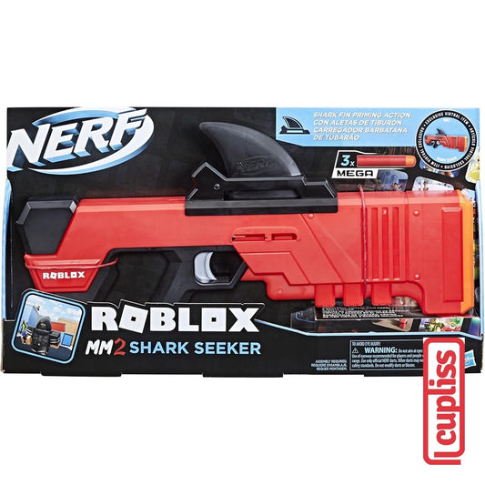 NERF Roblox MM2 Shark Seeker Mega Blaster Hasbro F2489